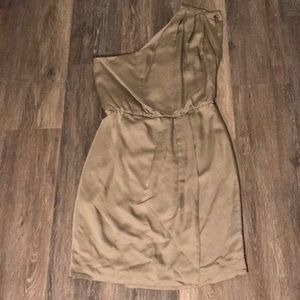 NWT French Connection Ella Drape Asymmetric Dress